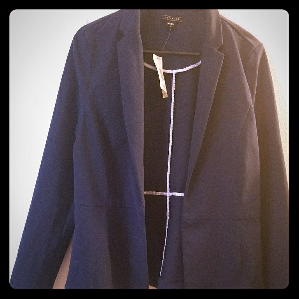 Navy blue blazer
